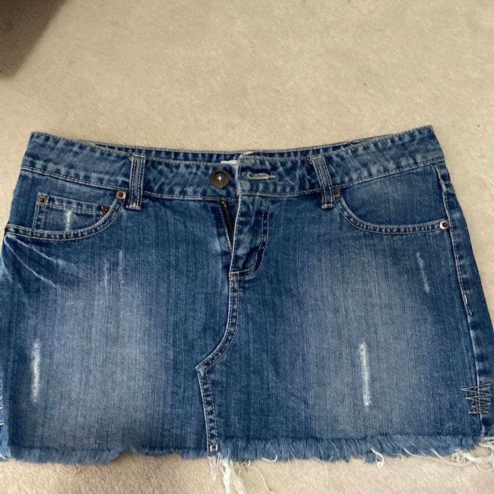 SO Wear it declare it denim skirt